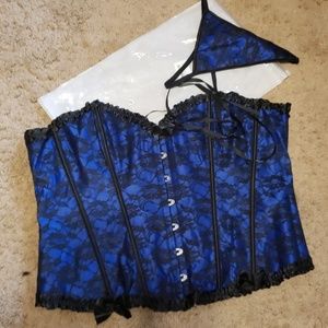 Corset with thong BRAND NEW NEVER WORN 1X/2X